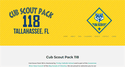 Desktop Screenshot of cubscoutpack118.org